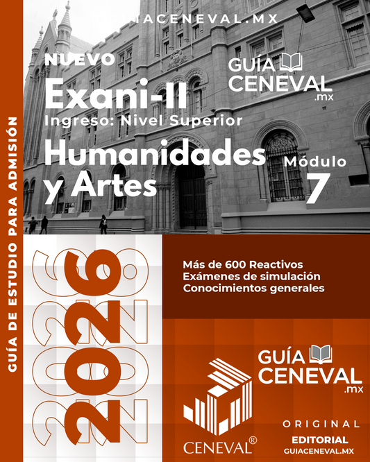 Guía EXANI-II Humanidades y Artes 2026 - Material de estudio para Filosofía y Letras
