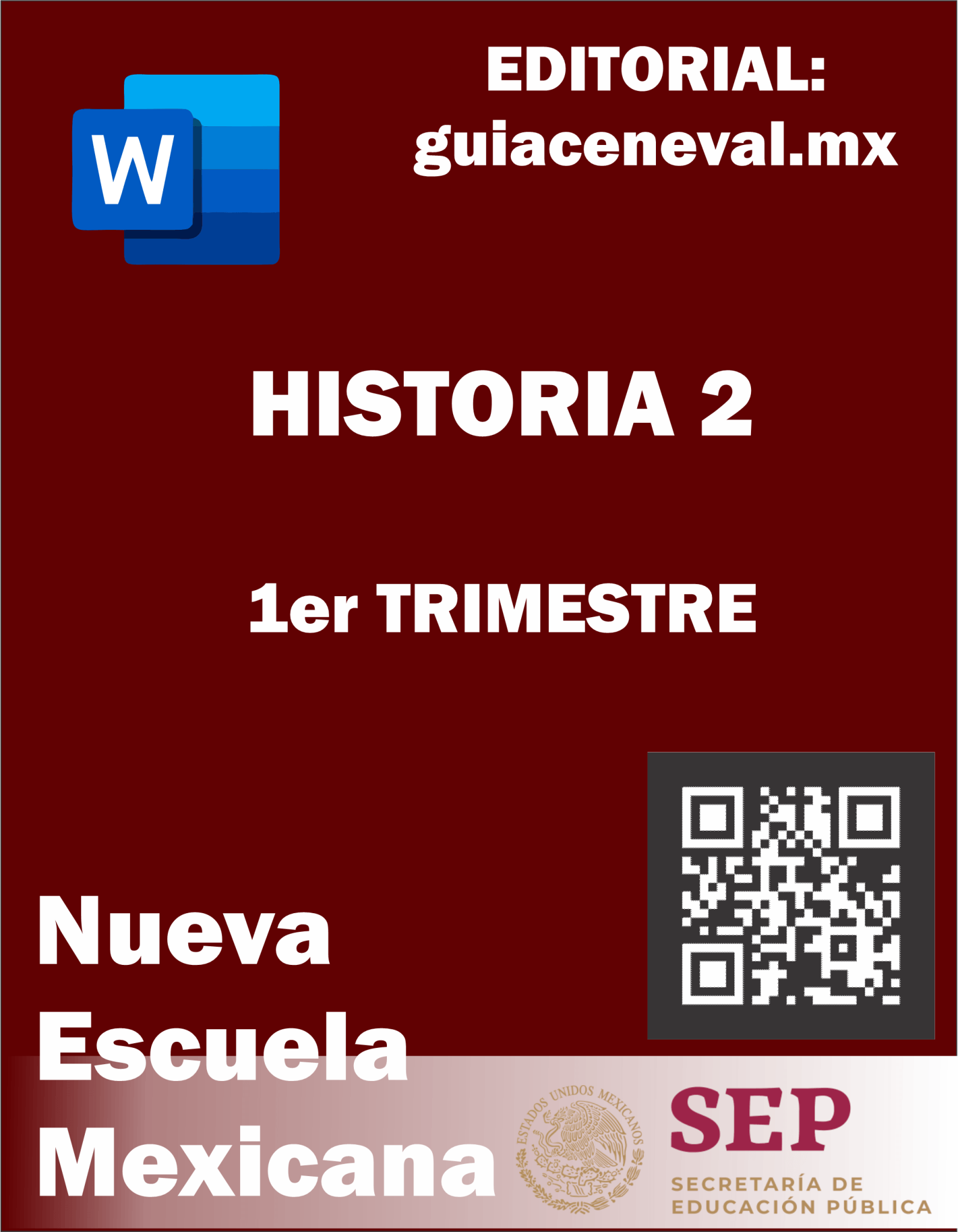 PLANEACIÓN HISTORIA 2 PRIMER TRIMESTRE - Guía Ceneval Resuelta 2021 Acredita al 100%